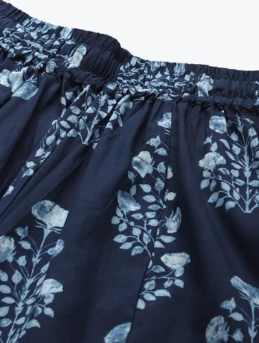 Image of TAG-7 Women Printed Flared Palazzos