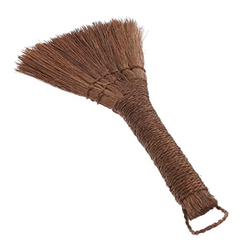 HOODANCOS Straw Brooms for Sweeping Multi-Functional Cleaning Brush Small Broom for Home Use Natural Palm Broom Tool