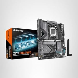 GIGABYTE X870 Eagle WIFI7 AMD AM5 LGA 1718 Placa base, ATX, DDR5, 4X M.2, PCIe 5.0, USB4, WIFI7, LAN 2.5GbE, EZ-Latch, Garantía de 5 años