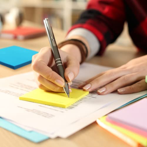 OWLKELA 800 Stück Sticky Notes, Haftnotizzettel, Haftnotizen zum Markieren und Hervorheben von Seiten, Schreibbar, Repositionierbar Fläche/Einheit