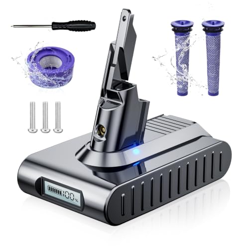 Image of Bonacell Upgarded 21.6V 10Ah Li-ion Replacement for Dyson V7 Battery Compatible with SV11 V7 Animal /Motorhead /Trigger, Absolute Handheld Vacuum Cleaners 229687 225403 Cordless Vacuum