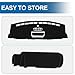 KUST Car Dash Cover for Ford F150 F-150 2021 2022 2023 2024 2025 2026 Polyester Dashboard Cover Non-Slip Center Console Dash Cover Dashboard Mat Sunshade No Glare Black