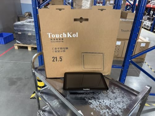 Image of TouchKol All-in-One Panel PC Industrial Touchscreen Tablet 21.5 inch, Fanless Embedded Panel Computer Win11 Pro J6412 8GB RAM 128GB ROM, Tablet PC 1920 * 1080 IPS, 4xUSB3.0, 4xRS232, HDMI, 2xLAN