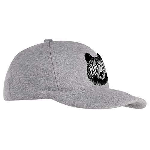 Retro Snapback Hat Men Women Stylish Cap Vintage-Inspired Design (Print Papa Bear)