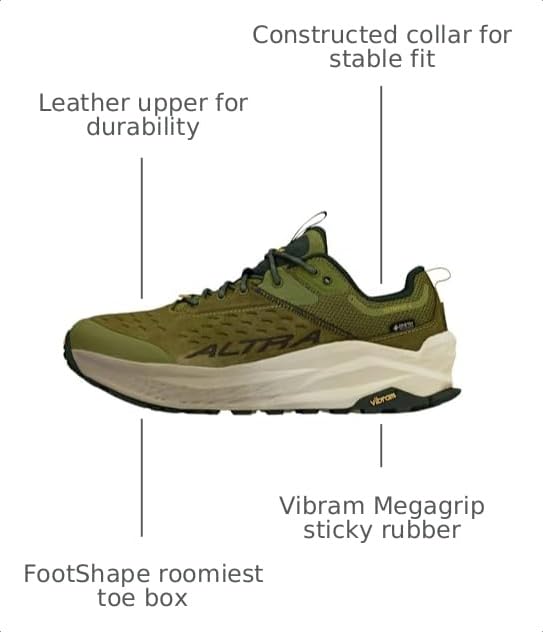 Image of ALTRA Men's Olympus 6 Hike Low GTX Hiking Shoe