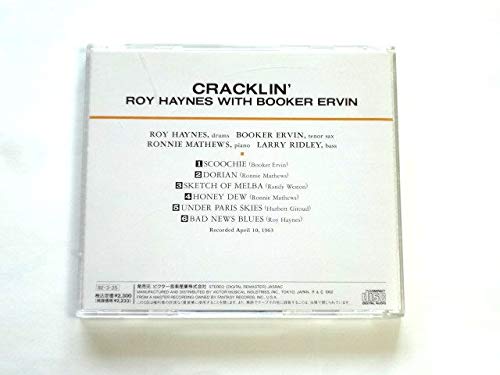 BOOKER ERVIN ROY HAYNES - Cracklin' - Disque CD