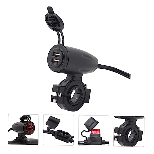 Cargador USB de moto con control de interruptor antidescarga 5
