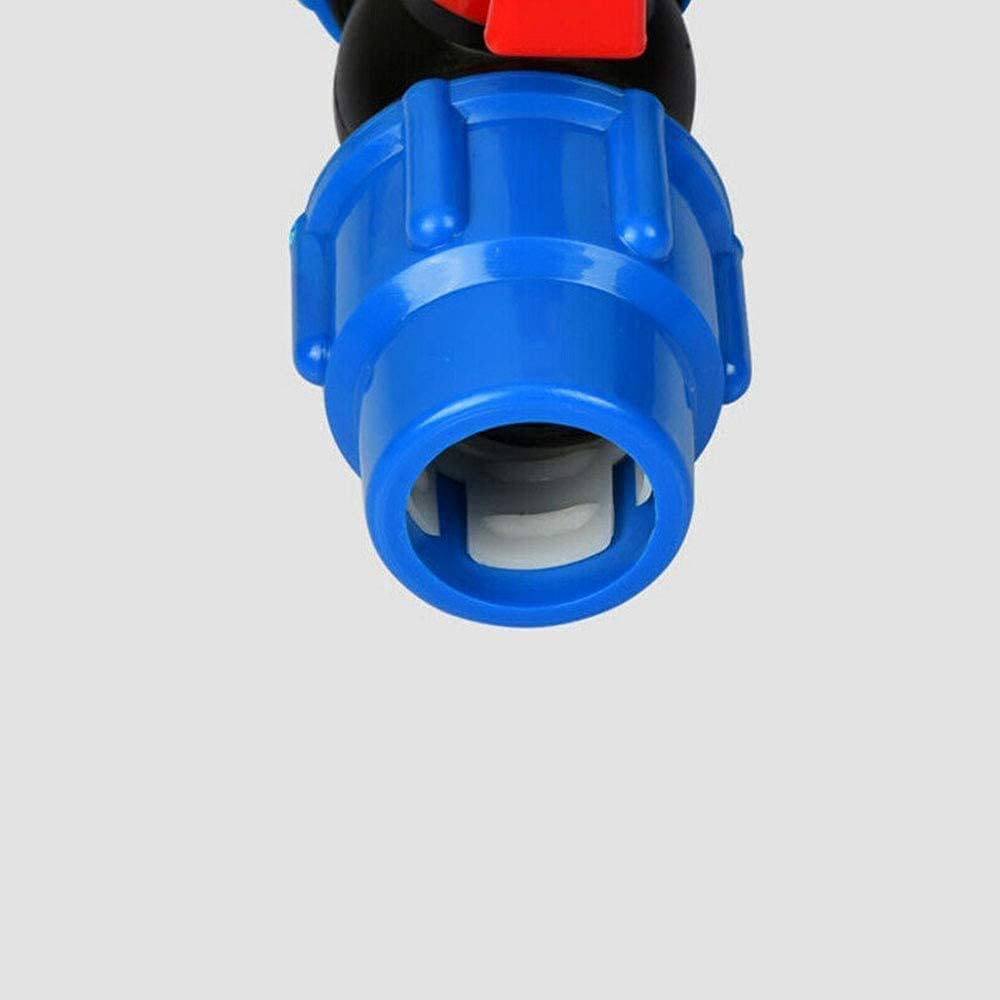 MACHSWON 2 PCS Stop Tap Valve Connector 20mm For HDPE Or Alkathene Water Pipe Compression Fit, Blue - Image 5