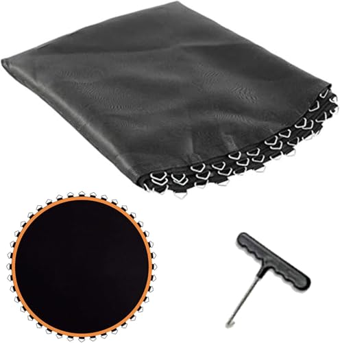Acolchado para trampolín, colchón de trampolín, colchoneta de Rebote de Repuesto para Exteriores, Resistente al Desgaste, Impermeable, Tela de Salto de Malla