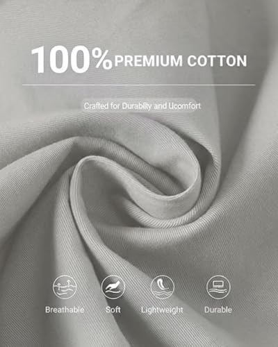 Image of Men's Cotton Casual Shorts |Knee Length Regular Fit Half Pant for Men| Elastic Waist with Drawstring | Regular Fit Shorts | Bermuda Shorts for Men | Lightweight Perfect for Workout, Beach & Summer