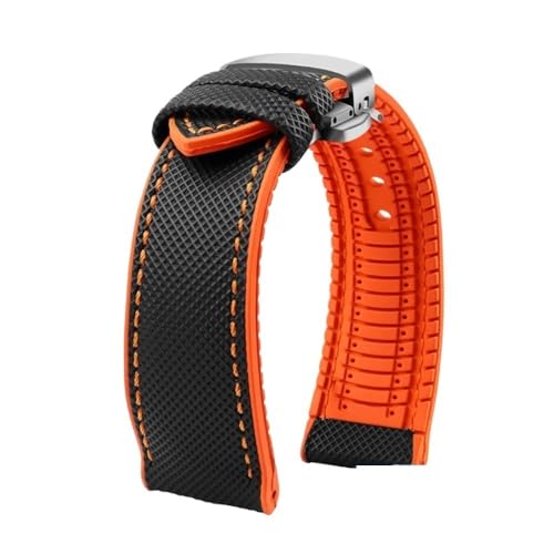 Correa premium de goma flexible para reloj Seiko Water Ghost de hombre