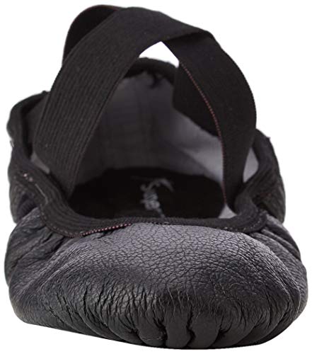 SuperPro Bryn Child Leather Split Sole Ballet Shoe SD110S Narrow Black 13.0S2