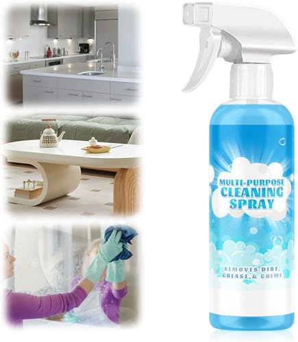 Limpiador de cocina para aceites pesados, spray quitagrasas y suciedad, spray limpiador multiusos con burbujas para el hogar