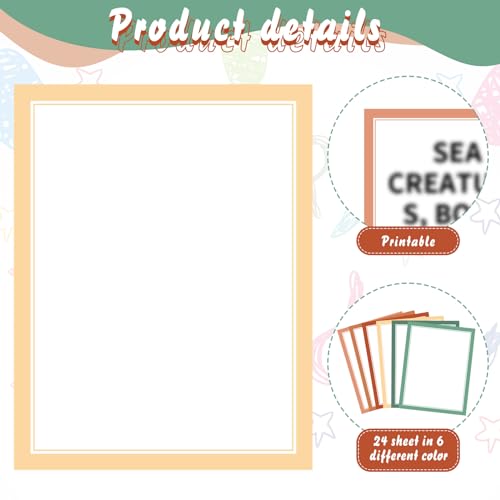 PerKoop 36 Sheets Science Fair Board Poster Boards Supplies 24 Self Adhesive Presentation Subtitles 4 Science Fair Project Titles 8 Personalized Letter Sticker for Classroom(Boho Color)