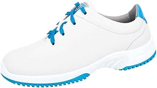 Abeba Uni6 6786 - Zapatillas de microfibra, color blanco y azul