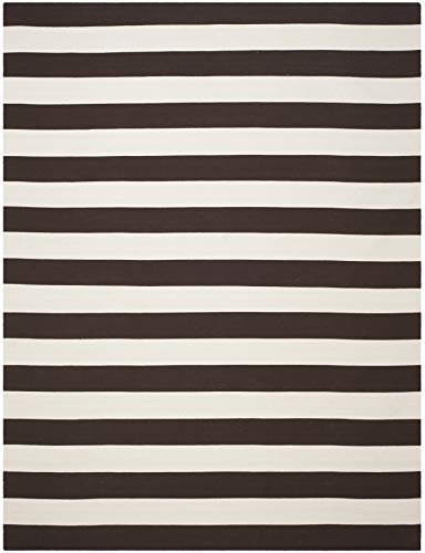 Tapete SAFAVIEH Montauk 8x10 Cotton Black/Ivory miniatura 2