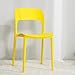Cuisine Chaise de salle à manger, Maison multi-fonction empilable avec Retour bar Chaise d'extérieur adulte en plastique haut Tabouret A+ (Color : Yellow)