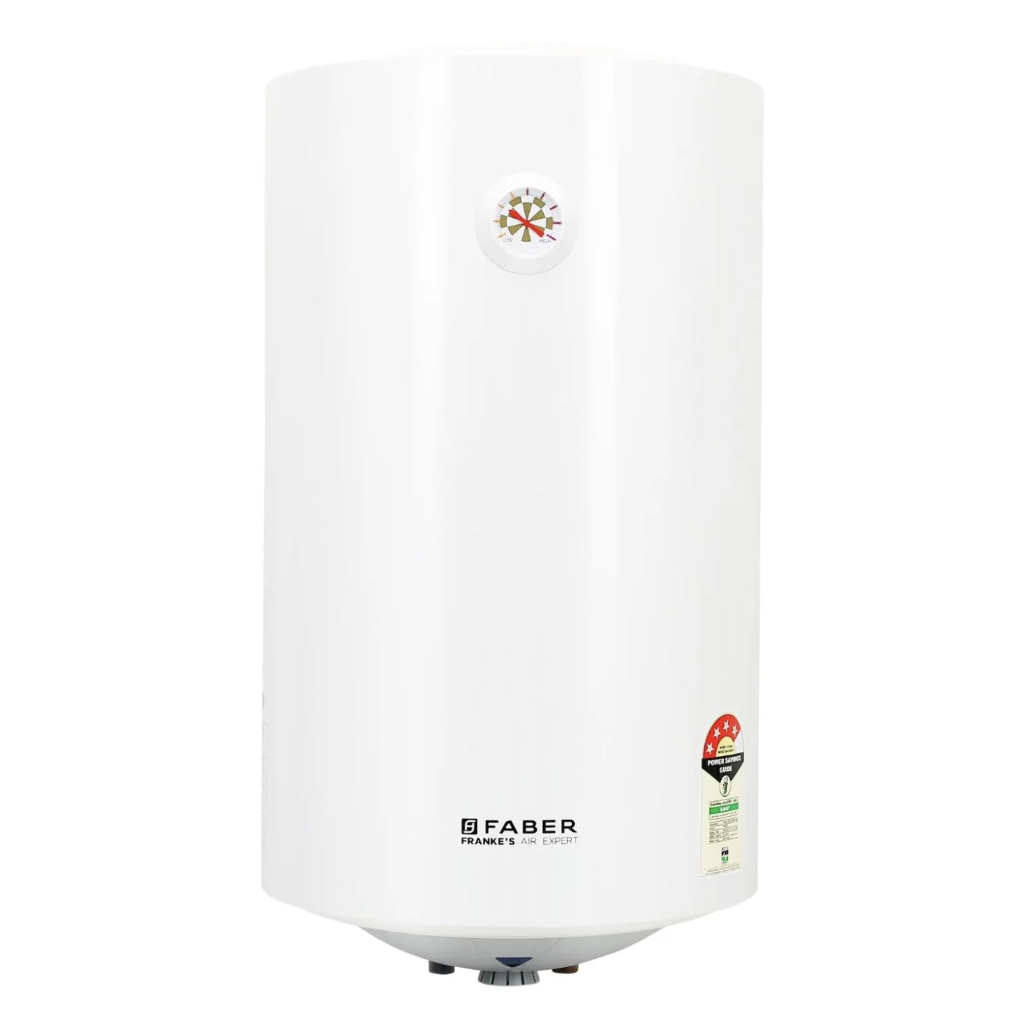 Faber Jazz Elite 50L Vertical Storage Water Geyser | Heating Indicator, 8 Bar Pressure, Titanium Glassline Coated Tank, Temperature Control, MFV Safety Valve, Thermal Cut-Off | 2000W, 4 Star | (White)-image-31