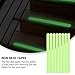 COHEALI 24pcs Luminous Peva Anti-skid Tape Strips Non-slip Reflective Grip Tape for Stairs Indoor Safety Nighttime Use