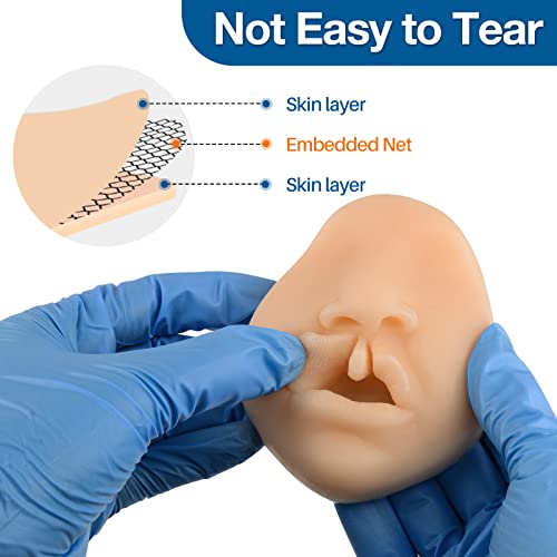 Image of Ultrassist Bilateral Cleft Lip Model, Cleft Lip Suture Training Simulator for Medical Students, Education, Display