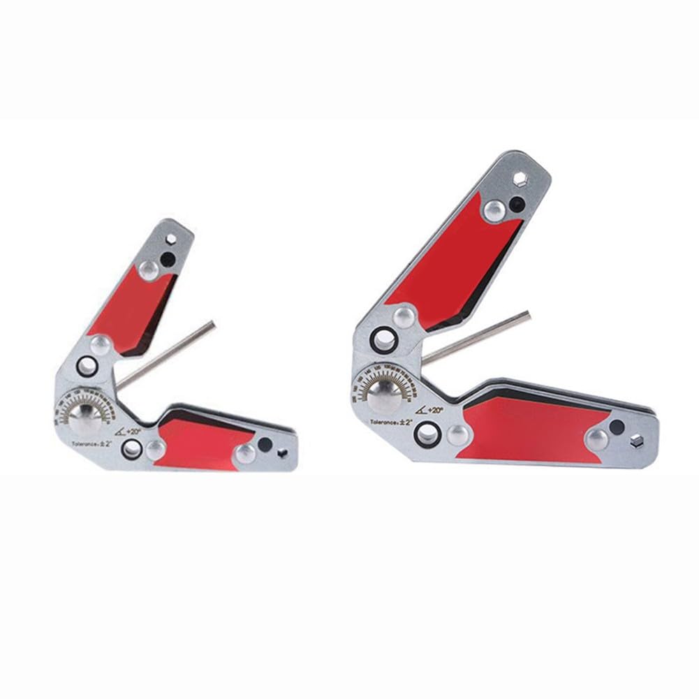 Posicionador de soldadura ajustable, accesorio de soldadura magnético de 20°-200°, sujeción de 75 libras para fuerza de doble cara para construcción de metal