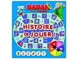 5 histoires et 5 plateaux de jeux associés : les petits chevaux, le jeu des échelles, le serpentin, le jeu de l’oie, une chasse aux trésors.