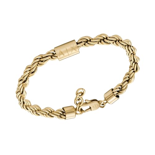 Image of A|X Armani Exchange Stainless Steel Chain Bracelet for Men