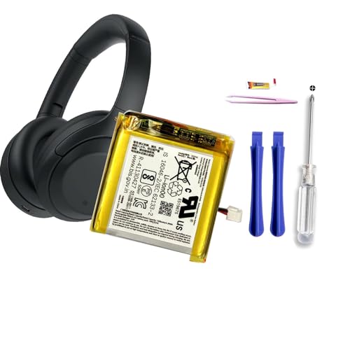 EXMUMCMR LIS1662HNPC 3.7V 1300mAh Battery Replacement for Sony WH-1000XM3 WH-1000XM4 WH-XB900N WH-H910N WH-CH710N Bluetooth Wireless Noise canceling Stereo Headset SM-03 SP 624038+ Tools