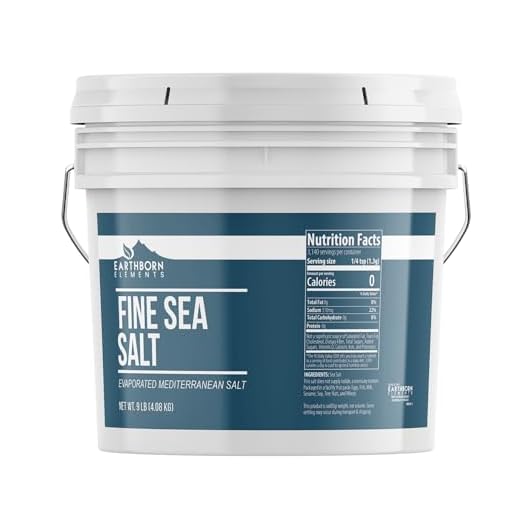 Earthborn Elements Fine Sea Salt, 1 Gallon