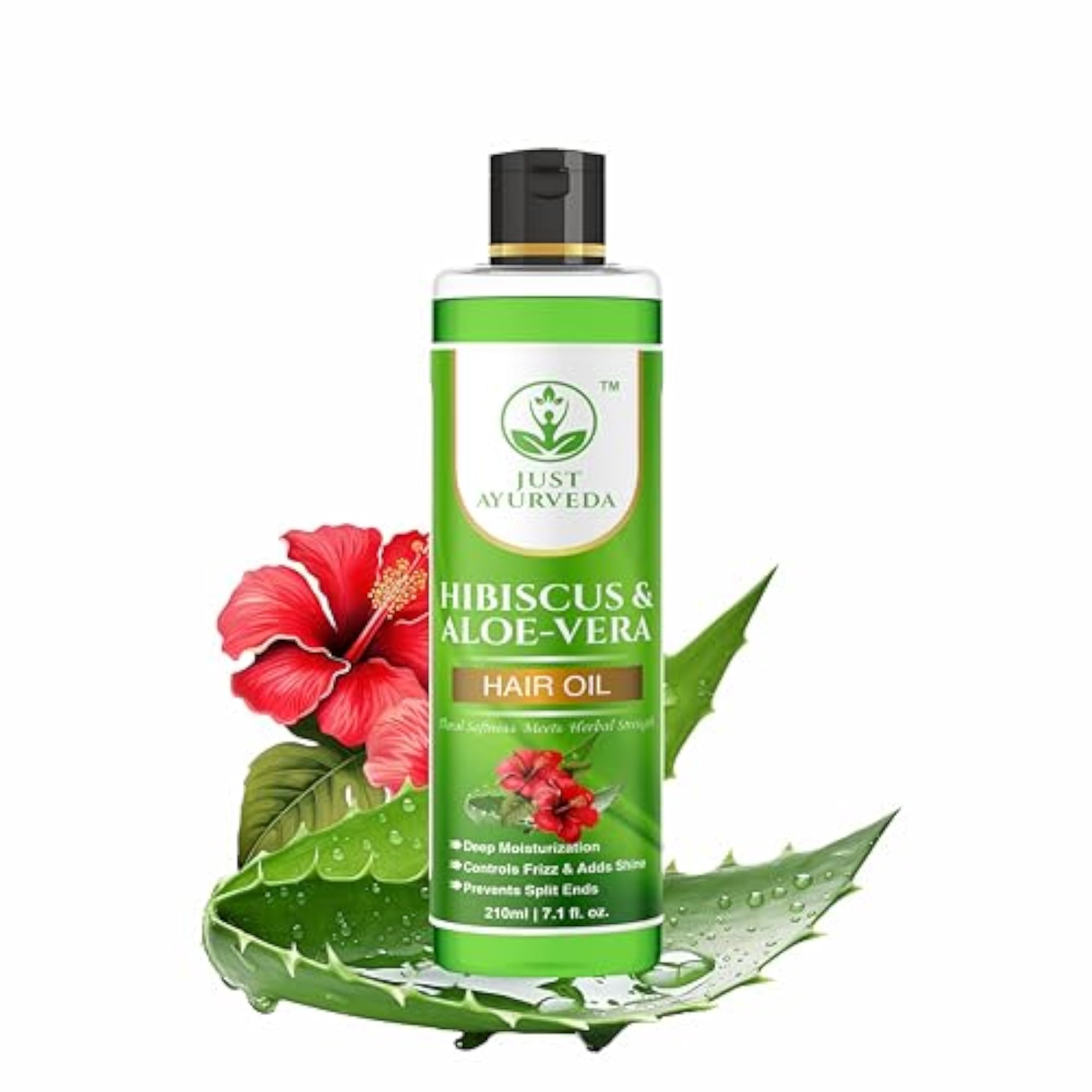 Hibiscus & Aloe Vera Hair Oil for Deep Moisturisation