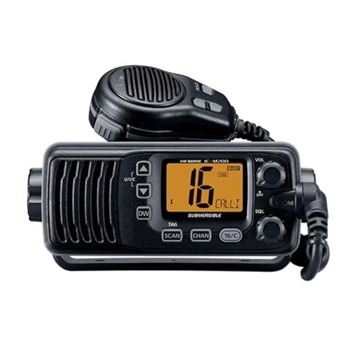 Walkie-talkies, Radio marina IC-M200 VHF impermeable Walkie-talkie de alta potencia 25 vatios Para senderismo y acampada