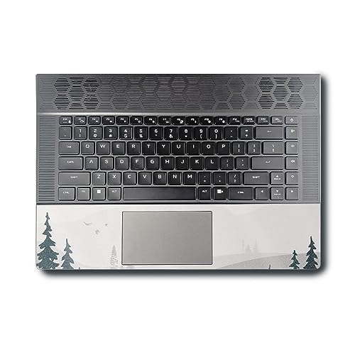 Image of MightySkins Glossy Glitter Skin Compatible with Alienware X16 R1 (2023) Full Wrap Kit - Tundra | Protective, Durable High-Gloss Glitter Finish | Easy to Apply & Change Styles | Made in The USA