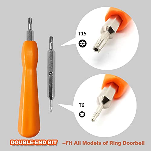 Ring Doorbell Screwdriver Replacement, Screwdriver for Ring Doorbell Battery Change & Wifi Password Reset, for All Ring Doorbells Fit Video Doorbell, Video Doorbell 2 and Pro and Elite