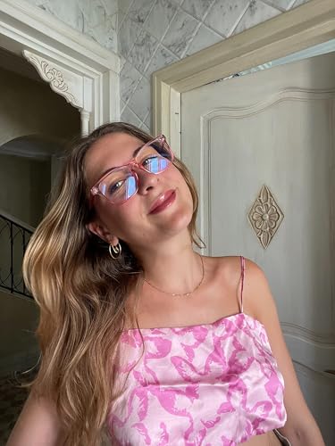 Image of VISOONE Blue Light Blocking Glasses Square with Anti Computer Glare for Gaming Women and Men MONTANA