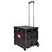 DXP Transport Trolley klappbar bis 35kg Einkaufstrolley Einkaufswagen Klappbox Transportwagen Shopping Trolley Faltbox Aluminium Kunststoff