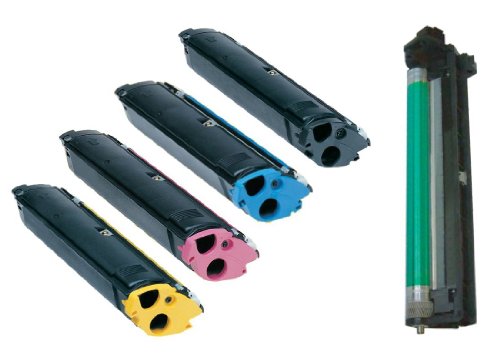 Toner Konica-Minolta QMS 2300 et tambour Eurotone pour imprimante laser de bureau