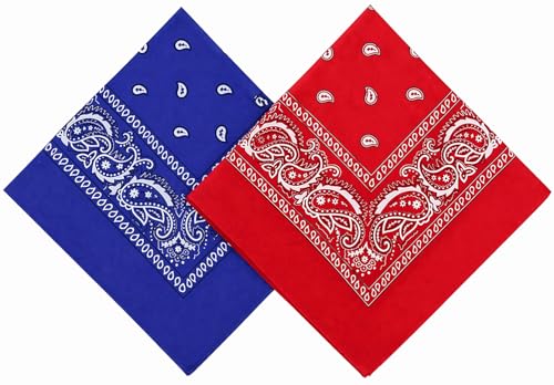 Image of SPIN CART Soft Breathable Cotton Paisley Bandana Handkerchief For Hair Head Bike For Men & Women
