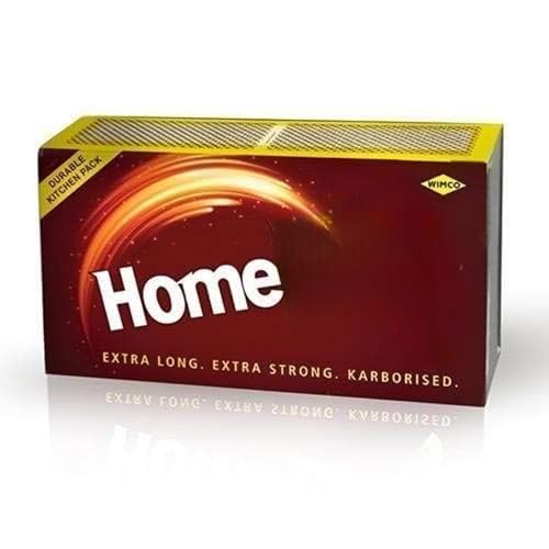 Image of GOSHAN HomeLights Big Match Box (Pack of 5 Matchboxes) Karborised 200-250 Large Match Sticks For Kitchen, Pooja & Craft | Extra Long, Extra Strong Matchsticks
