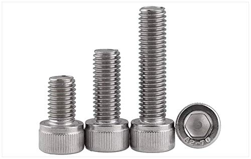 Rpi shop - M5 x 10mm Socket Head Cap Screws, Allen Socket Drive,304 Stainless Steel, Fully Thread, Bright Finish, Machine Thread, Quantity - 10 Pcs - Image 3 thumbnail