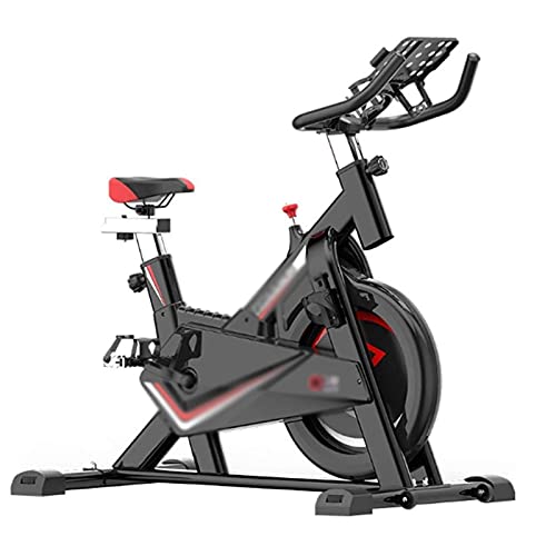 Image of Exercise Bikes Stationary Indoor Cycling Bike with Belt Drive Adjustable Comfort Seat Indoor Mute Equipment Exercise Fitness Equipment