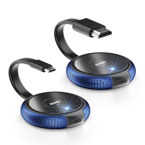 AIMIBO USB C Wireless Transmitter and HDMI Receiver 4K, 2.4/5G Extender by AIMIBO - Used condition - US$97.10