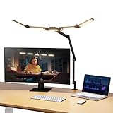 NEEWRE Basics 32,5' Lámpara Escritorio con Clip para Home Office, 23W LED...
