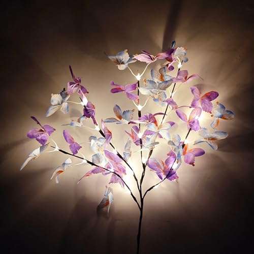 Branches lumineuses décoratives fleurs artificielles intérieur extérieur G