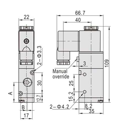 Électrovanne pneumatique 24V CC commutation rapide pour automatisme - 7
