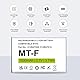 FLSTOR Akku für AVM Fritz!Fon MT-F C5/ C4 /M2, 1000mAh Li-Ion Wiederaufladbare Batterie kompatibel mit Original AVM Fritz!Fon 312BAT006/312BAT016 - (2 Stück)
