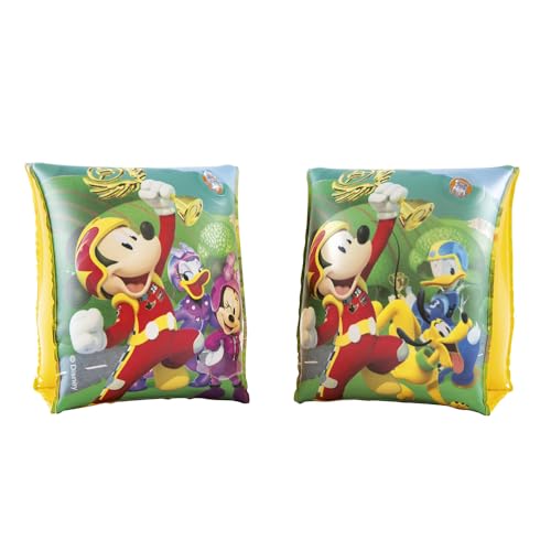 Bestway 91002, Manguitos Hinchables Disney Mickey Mouse Y Los Superpilotos, 23x15 cm, colores surtido
