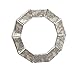 Produktbild Bathroom mirror Badezimmerspiegel Wandmontierte Geometrische BordüRe, Hd-SchräGspiegel, Schlafzimmer-Rasierspiegel, Kosmetikspiegel, 56 cm