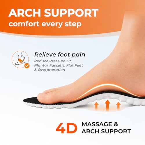 Plantillas 4D Memory Foam Hombre Mujer M 9-10/W 11-12 miniatura 4