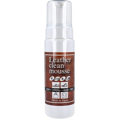 レザークリーンムース 200mL 革製品 クリーナー 革用洗浄剤 レザーケア用品 革ソファ 革靴 革バッグ 革ジャケット 革シート 汚れ落とし 革製品手入れ 革用メンテナンス用品