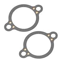 OTOTEC 2-teilige Thermostatgehäusedichtung für Schiffsmotoren Kompatibel mit Mercruiser OMC V6 4.3L V8 5.0 5.7